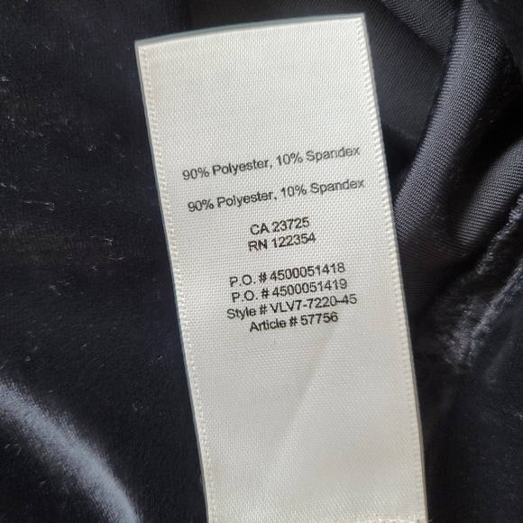 Aritzia Wilfred Free Velvet Black Bodycon Midi Skirt - Picture 4 of 4